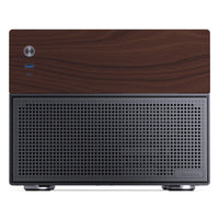 Jonsbo N4 Micro ATX Desktop Black / Brown Mesh Side Panel, USB 3.2 Gen 2 Type-C, USB 3.2 Gen 1 Type-A