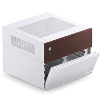Jonsbo N4 MicroATX Desktop White / Brown Mesh Side Panel, USB 3.2 Gen 2 Type-C & USB 3.2 Gen 1 Type-A Front Panel