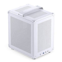 Jonsbo C6-ITX Mini-ITX Desktop White with Mesh Side Panel and USB 3.2 Gen 2 Type-C / USB 3.2 Gen 1 Type-A
