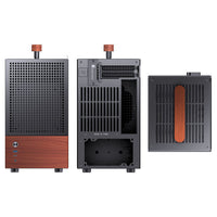 Jonsbo T6 Mini-ITX Tour Noir / Marron avec USB 3.2 Gen 2 Type-C et USB 3.2 Gen 1 Type-A