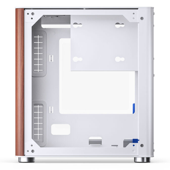 Jonsbo TK-0 Mini-ITX Desktop White Tempered Glass Side Panel, USB 3.2 Gen 2 Type-C, USB 3.2 Gen 1 Type-A