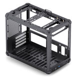 Jonsbo C6 MAX PC-Gehäuse, Mini-Gehäuse, Micro-ATX, Tempered Glass - schwarz