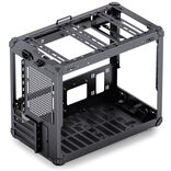 Jonsbo C6 MAX PC-Gehäuse, Mini-Gehäuse, Micro-ATX, Tempered Glass - schwarz