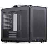 Jonsbo C6 MAX PC-Gehäuse, Mini-Gehäuse, Micro-ATX, Tempered Glass - schwarz
