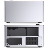 Jonsbo NV10 Mini-ITX Desktop Argent / Marron avec panneau latéral en mesh et USB 3.2 Gen 2 Type-C