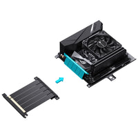Jonsbo NV10 Mini-ITX Desktop Noir/Marron avec panneau latéral en maille et panneau avant USB 3.2 Gen 2 Type-C
