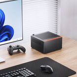 Jonsbo N10 Mini-ITX Tower Black Mesh Side Panel, USB 3.2 Gen 2 Type-C Front Panel