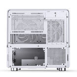 Jonsbo V12 Micro ATX Desktop White / Brown with Tempered Glass Side Panel and USB 3.2 Gen 2 Type-C, USB 3.2 Gen 1 Type-A