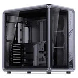 Jonsplus PC-Gehäuse, Midi-Tower, ATX, Tempered Glass gunmetal grey