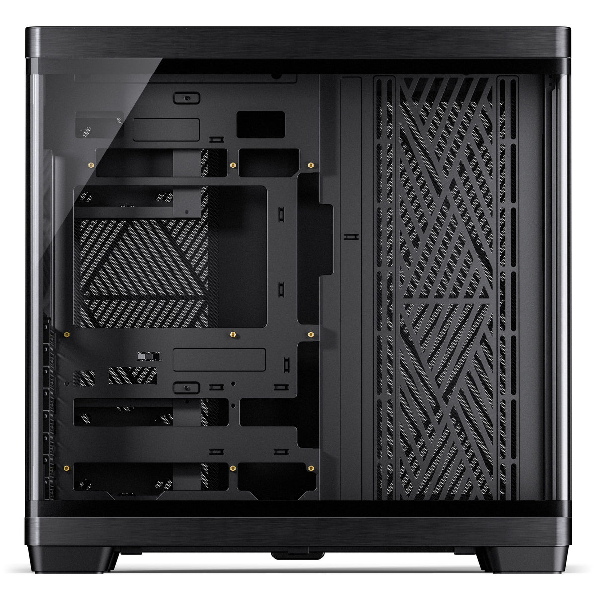 Jonsbo TK-4 Gehäuse, Midi-Tower, ATX, Tempered Glass - schwarz