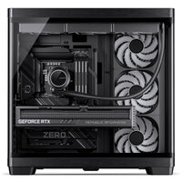 Jonsbo TK-4 Gehäuse, Midi-Tower, ATX, Tempered Glass - schwarz