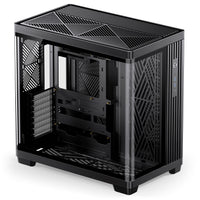 Jonsbo TK-4 Gehäuse, Midi-Tower, ATX, Tempered Glass - schwarz