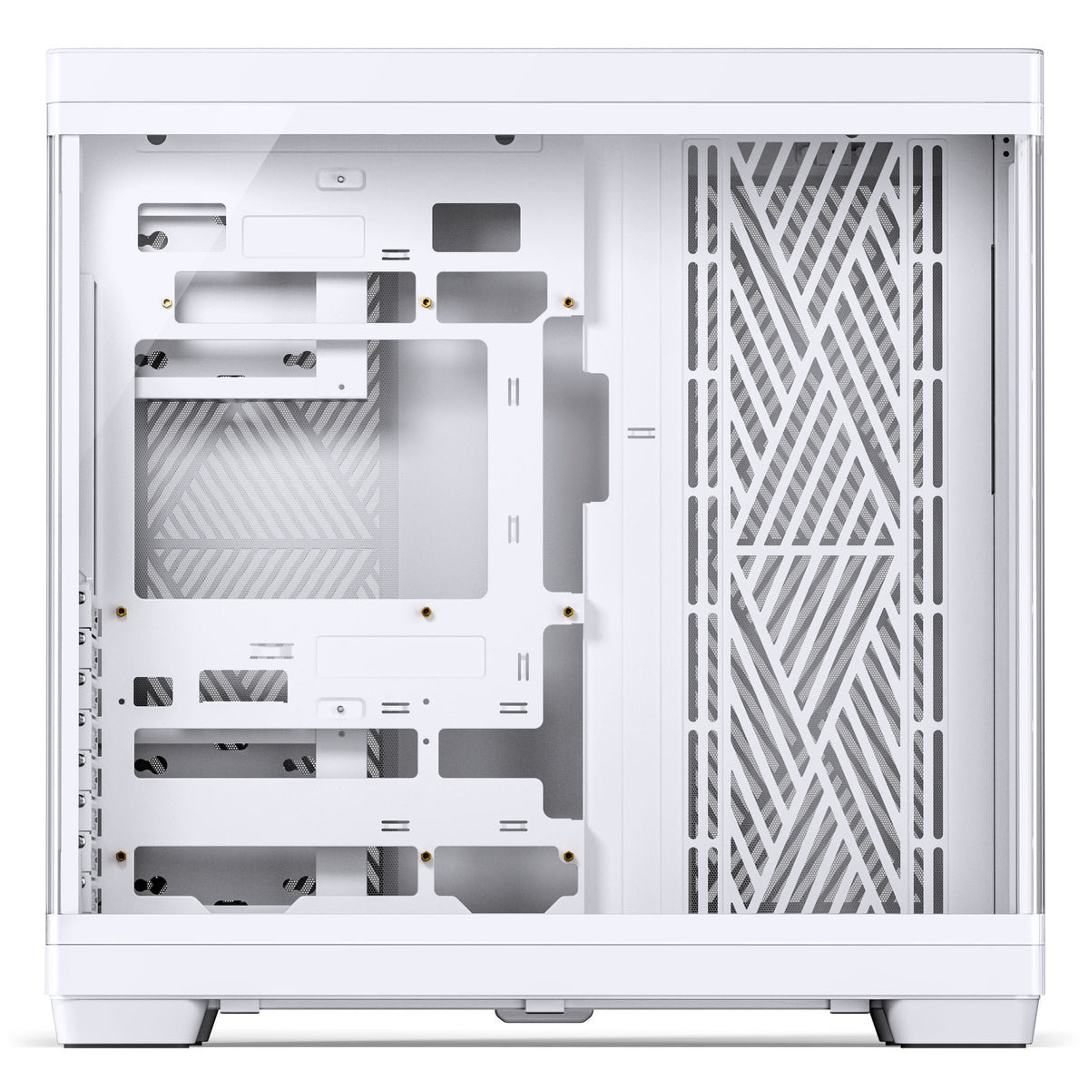 Jonsbo TK-4 Gehäuse, Midi-Tower, ATX, Tempered Glass - weiß