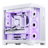 Jonsbo TK-4 Gehäuse, Midi-Tower, ATX, Tempered Glass - weiß
