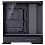 Jonsbo D400 ATX Mid Tower Black with Tempered Glass Side Panel and USB 3.2 Gen 2 Type-C, USB 3.2 Gen 1 Type-A