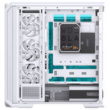 Jonsbo D400 ATX Mid Tower White with Tempered Glass Side Panel and USB 3.2 Gen 2 Type-C USB 3.2 Gen 1 Type-A