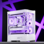 Jonsbo D400 ATX Mid Tower White with Tempered Glass Side Panel and USB 3.2 Gen 2 Type-C USB 3.2 Gen 1 Type-A