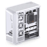 Jonsbo D400 ATX Mid Tower White with Tempered Glass Side Panel and USB 3.2 Gen 2 Type-C USB 3.2 Gen 1 Type-A