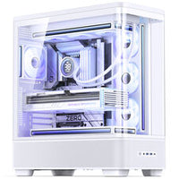 Jonsbo TK-5 Gehäuse, Midi-Tower, ATX, Tempered Glass - weiß