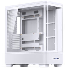 Jonsbo TK-5 Gehäuse, Midi-Tower, ATX, Tempered Glass - weiß