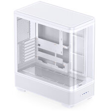 Jonsbo TK-5 Gehäuse, Midi-Tower, ATX, Tempered Glass - weiß