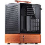 Jonsbo T7 PC-Gehäuse, Midi-Tower, mATX, Tempered Glass - schwarz