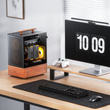 Jonsbo T7 PC-Gehäuse, Midi-Tower, mATX, Tempered Glass - schwarz