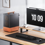 Jonsbo T7 PC-Gehäuse, Midi-Tower, mATX, Tempered Glass - schwarz
