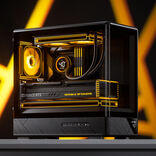 Jonsbo D200 Midi-Tower, mATX, Tempered Glass, Mini Temp Display - schwarz