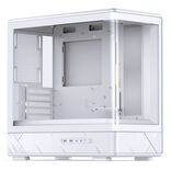 Jonsbo D200 Midi-Tower, mATX, Tempered Glass, Mini Temp Display weiß