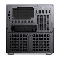 Jonsbo N6 NAS-Gehäuse, Cube-Gehäuse, mATX, Stahl/Mesh - schwarz