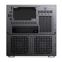 Jonsbo N6 NAS-Gehäuse, Cube-Gehäuse, mATX, Stahl/Mesh - schwarz