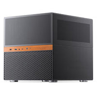 Jonsbo N6 NAS-Gehäuse, Cube-Gehäuse, mATX, Stahl/Mesh - schwarz