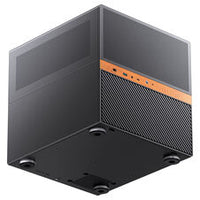 Jonsbo N6 NAS-Gehäuse, Cube-Gehäuse, mATX, Stahl/Mesh - schwarz