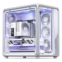 Jonsbo X400 PC-Gehäuse, Midi Tower, ATX, Tempered Glass - weiß
