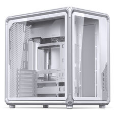 Jonsbo X400 PC-Gehäuse, Midi Tower, ATX, Tempered Glass weiß