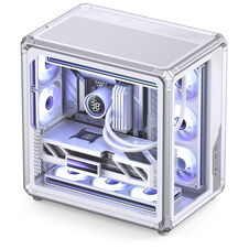 Jonsbo X400 PC-Gehäuse, Midi Tower, ATX, Tempered Glass - weiß