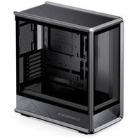 Jonsbo D401 PC Case, Midi Tower, ATX, Tempered Glass - Black