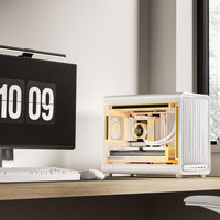 Jonsbo D33 STD PC-Gehäuse, mATX, Tempered Glass - weiß