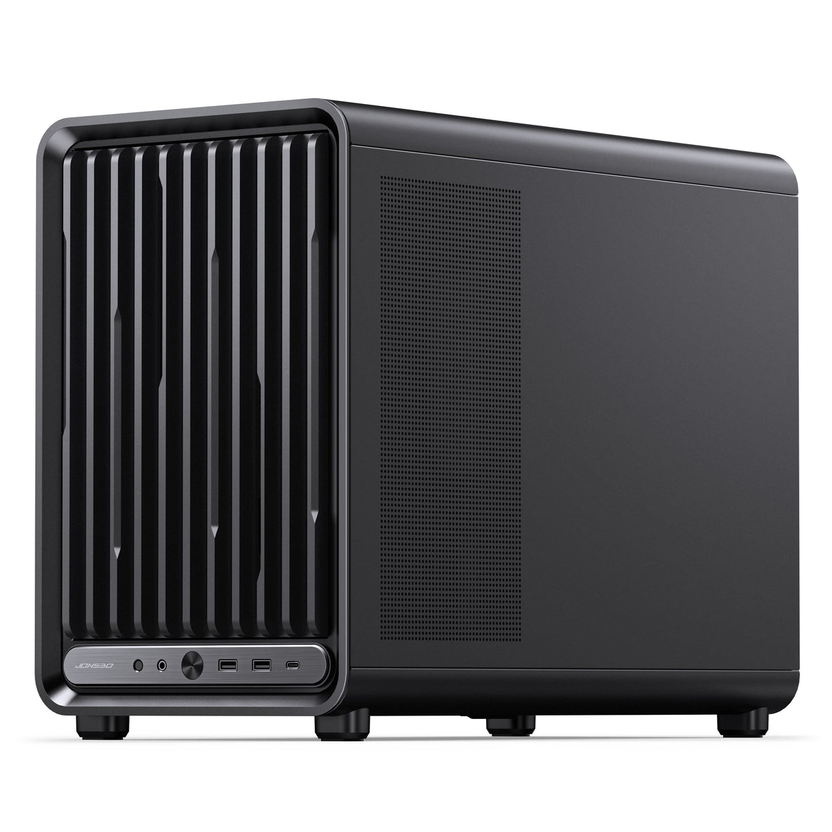 Jonsbo D33 STD PC-Gehäuse, mATX, Tempered Glass - schwarz