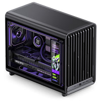 Jonsbo D33 STD PC-Gehäuse, mATX, Tempered Glass - schwarz