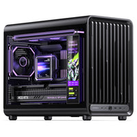 Jonsbo D33 STD PC-Gehäuse, mATX, Tempered Glass - schwarz