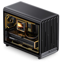 Jonsbo D33 STD PC-Gehäuse, mATX, Tempered Glass - schwarz