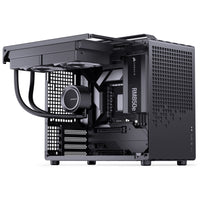 Jonsbo Jonsplus Z20 Micro ATX Desktop Black with Tempered Glass Side Panel and USB 3.2 Gen 2 Type-C, USB 3.2 Gen 1 Type-A