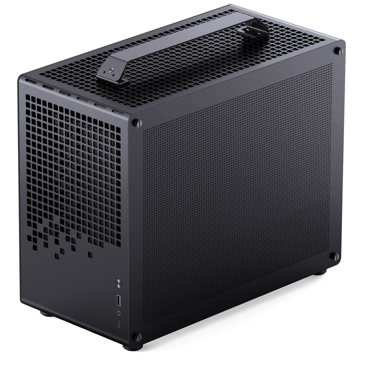 Jonsbo Jonsplus Z20 Micro ATX Desktop Black with Tempered Glass Side Panel and USB 3.2 Gen 2 Type-C, USB 3.2 Gen 1 Type-A