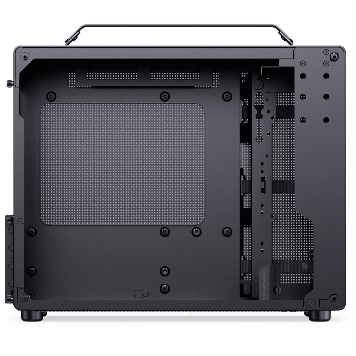 Jonsbo Jonsplus Z20 Micro ATX Desktop Black with Tempered Glass Side Panel and USB 3.2 Gen 2 Type-C, USB 3.2 Gen 1 Type-A