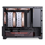 Jonsbo D32 PRO Micro ATX Desktop Black Tempered Glass Side Panel, USB 3.2 Gen 2 Type-C, USB 3.2 Gen 1 Type-A