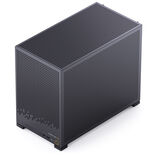 Jonsbo D32 PRO Micro ATX Desktop Black Tempered Glass Side Panel, USB 3.2 Gen 2 Type-C, USB 3.2 Gen 1 Type-A
