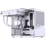 Jonsplus Z20 Mesh PC-Gehäuse, Mini Tower, Micro-ATX, mit Tragegriff - weiß