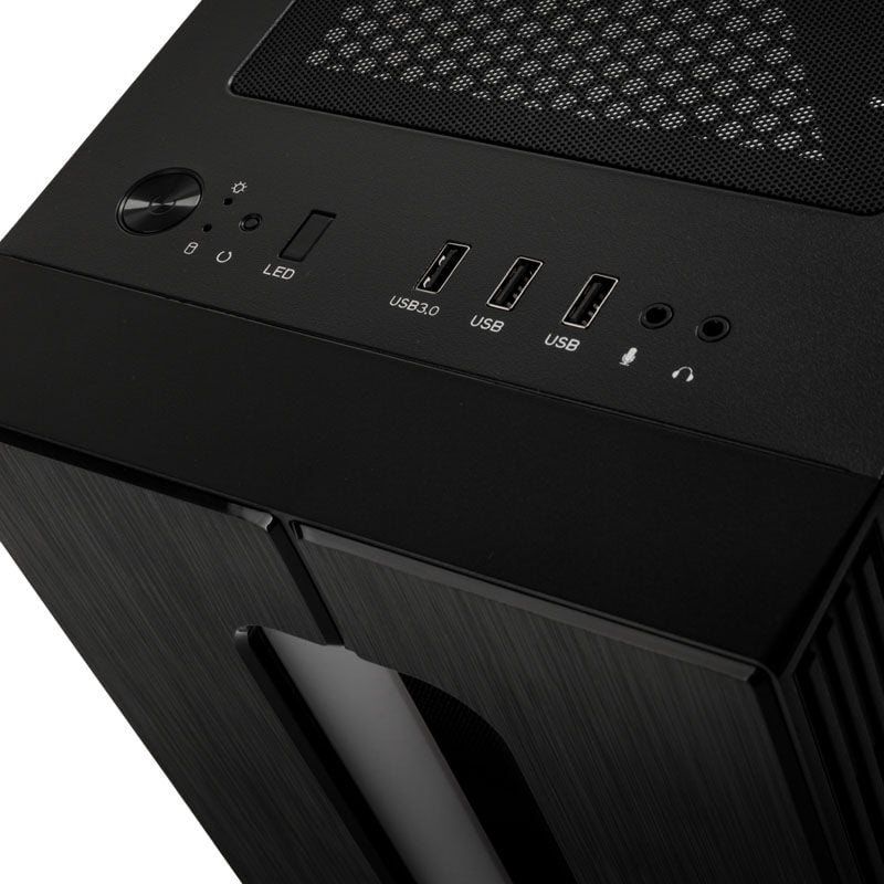 KOLINK Nimbus ATX Mid Tower Black Tempered Glass